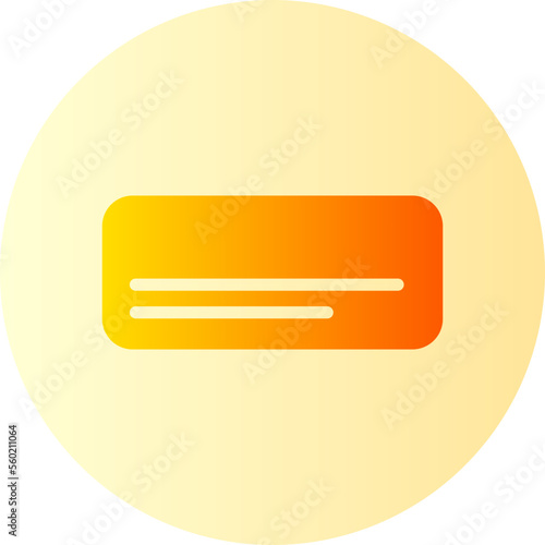 subtitles gradient icon