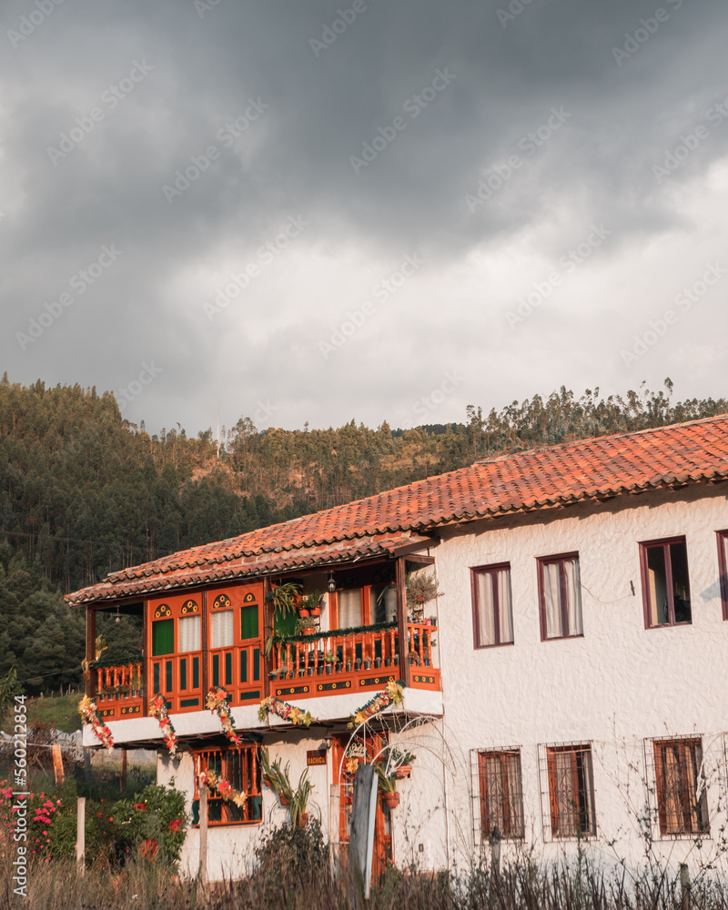 old house in the mountains