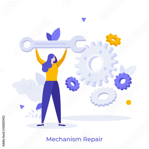 Business Character Vector Template