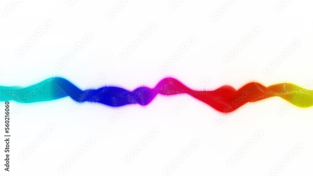 Linien, wellen, Striche, technisch, Struktur, abstrakt, audio, bunt, verlauf, regenbogen, rgb, weiss Linien, wellen, Striche, technisch, Struktur, abstrakt, audio, bunt, verlauf, regenbogen, rgb, weiss