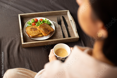 person eating breakfast 