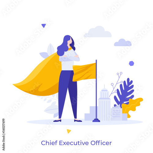 Business Character Vector Template