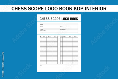 chess score logo book kdp interior