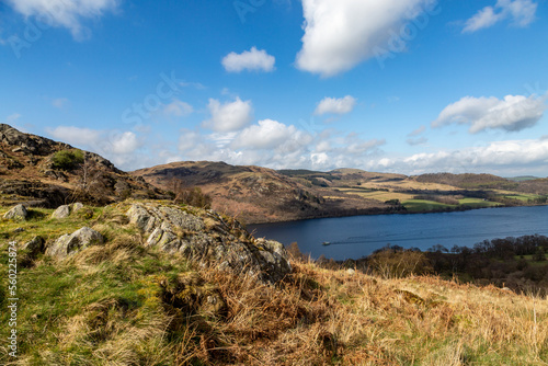 Looking out over the rugged countryside towards Ullswater in Cumbria © lemanieh