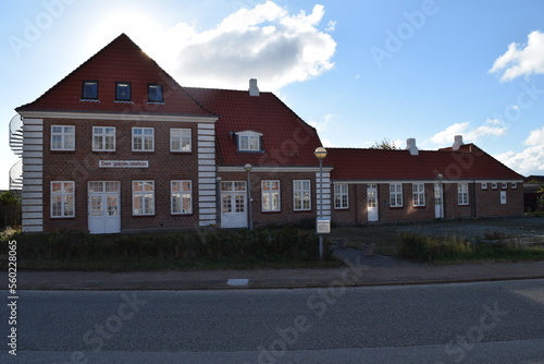 Fototapeta Naklejka Na Ścianę i Meble -  Old railway station in Hirtshals, Denmark, North Jutland