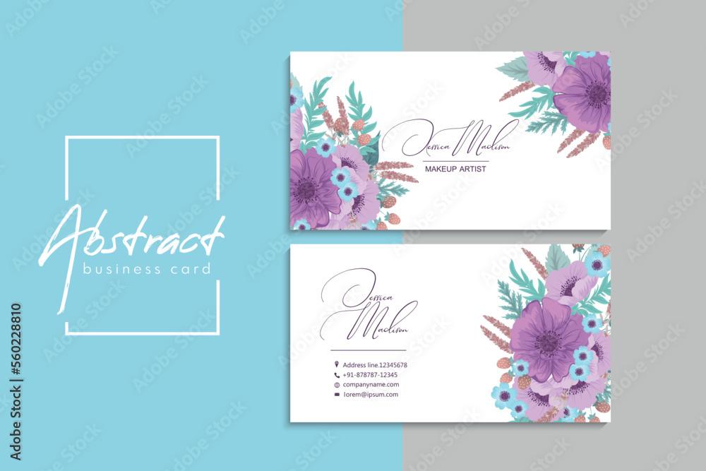 Vector abstract creative business cards (back and front set template) Vector abstract creative business cards (back and front set template)