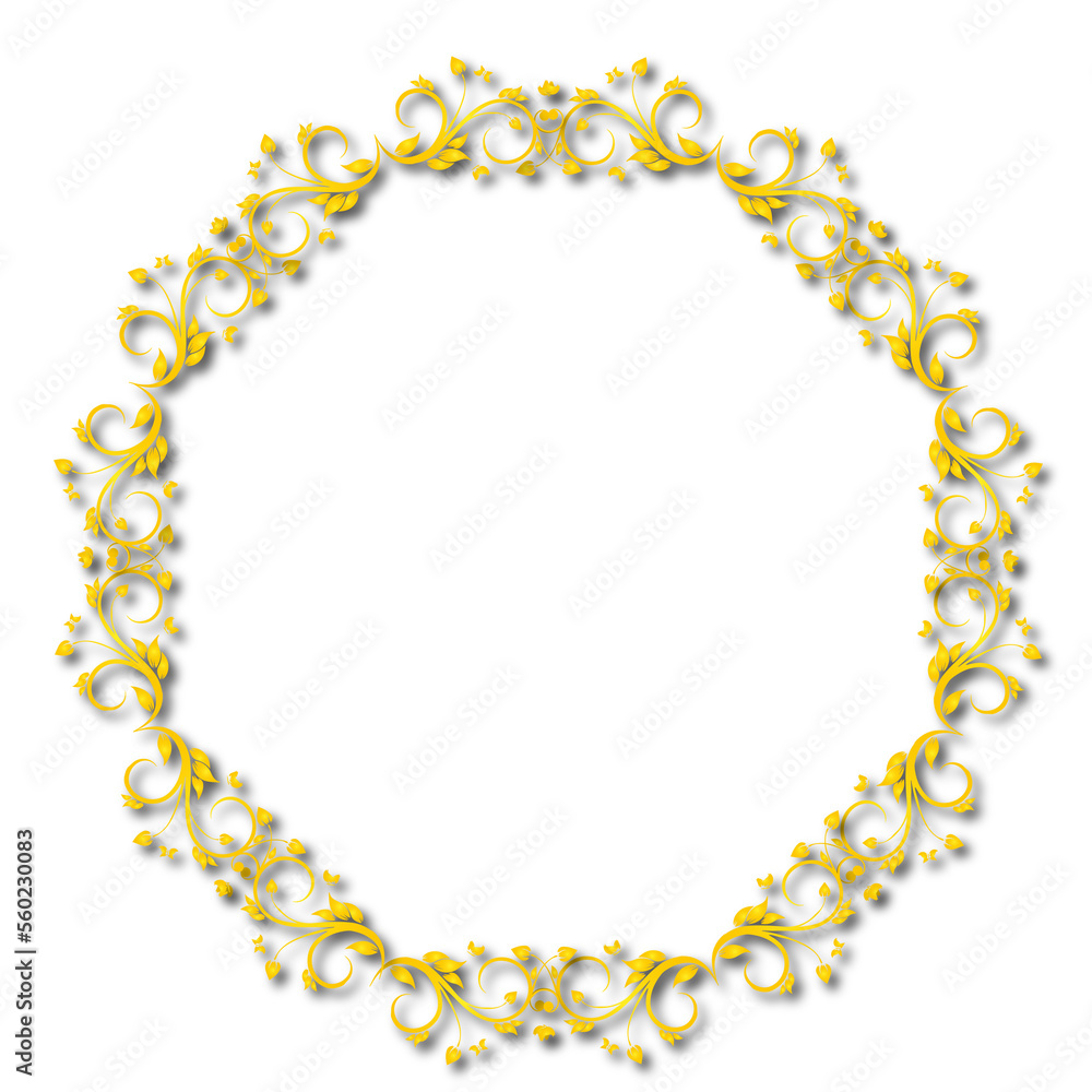 Obraz premium frames in vintage style with elements of ornament, art, pattern, background, texture