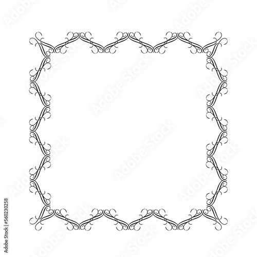 Wallpaper Mural frames in vintage style with elements of ornament, art, pattern, background, texture Torontodigital.ca