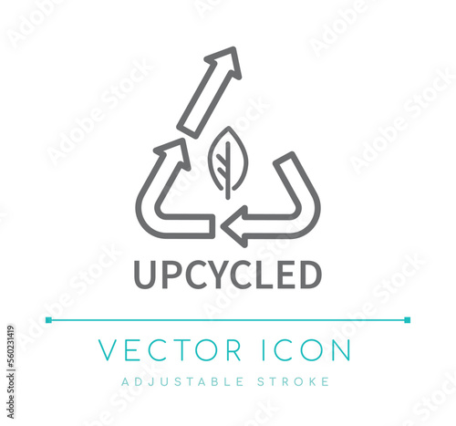 Upcycled Line Icon photo