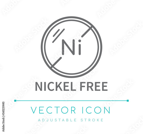 Nickel Free Jewelry Line Icon