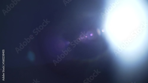 Dusk, lantern in hand. A search operation in the fog. A night walk with a lantern. A ray of artificial light. Evening in the mountains. High quality 4k footage