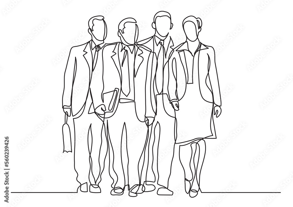 continuous line drawing business team walking - PNG image with transparent background continuous line drawing business team walking - PNG image with transparent background