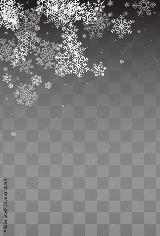 Silver Snowflake Vector Transparent Background. Silver Snowflake Vector Transparent Background.
