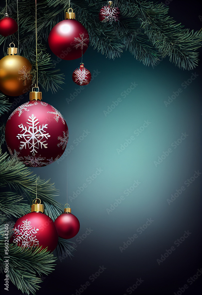 Christmas background with copy space Christmas background with copy space