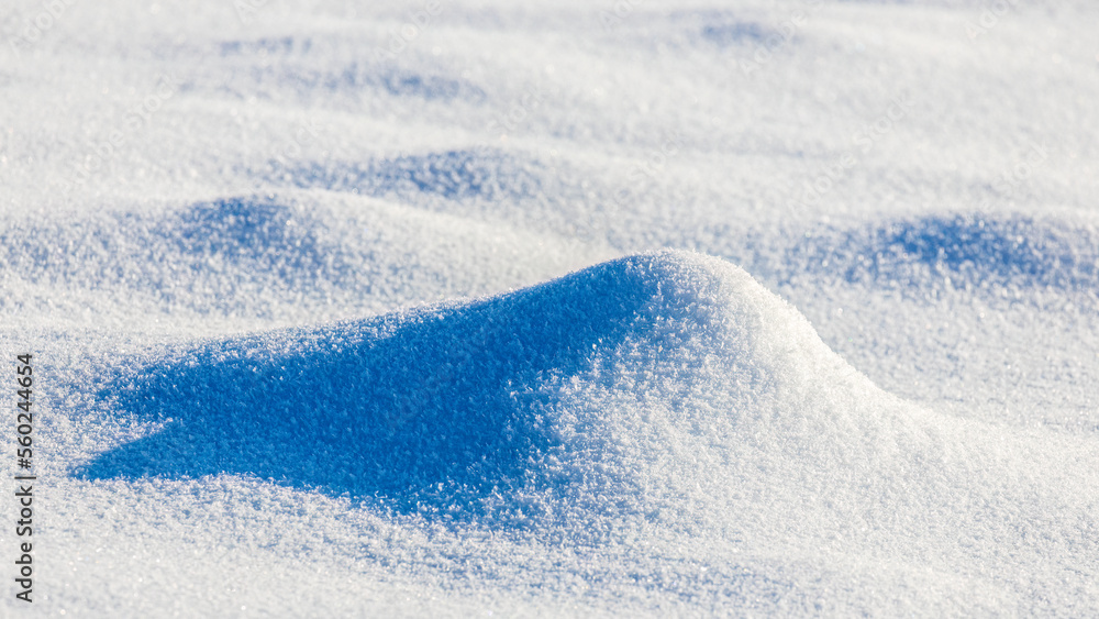 Obraz premium Background created by crystals of snowy nature.