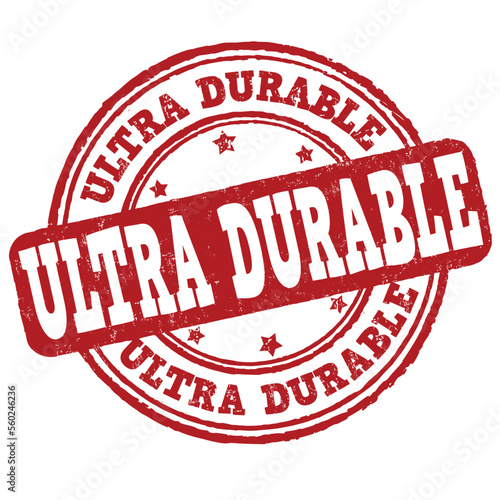 Ultra durable grunge rubber stamp