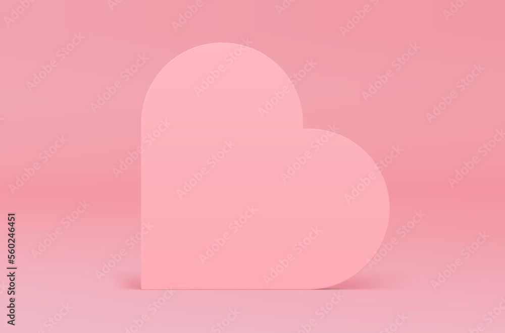 3d heart pink elegant studio decor element wedding marriage holiday celebration realistic vector 3d heart pink elegant studio decor element wedding marriage holiday celebration realistic vector