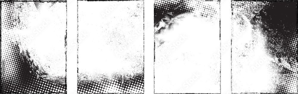 Glitch distorted grungy isolated layers . Design element for brochure ...