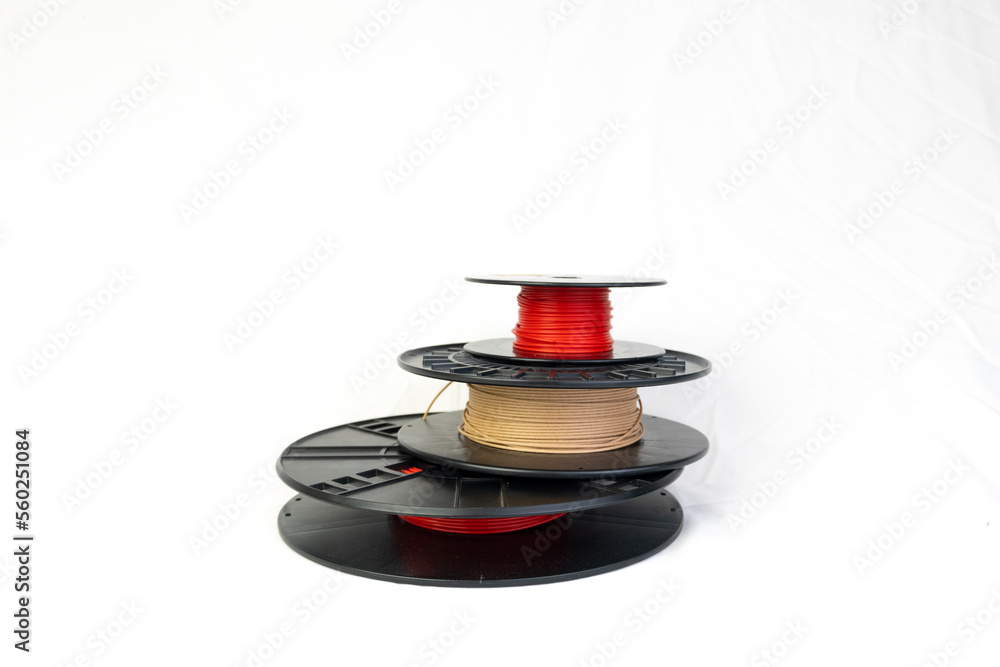 Pile of Spools 3D Printer Filament Pile of Spools 3D Printer Filament