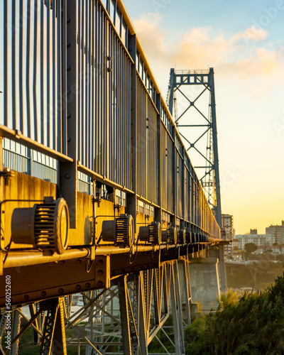 Bridge Hercilio Luz in Florianopolis