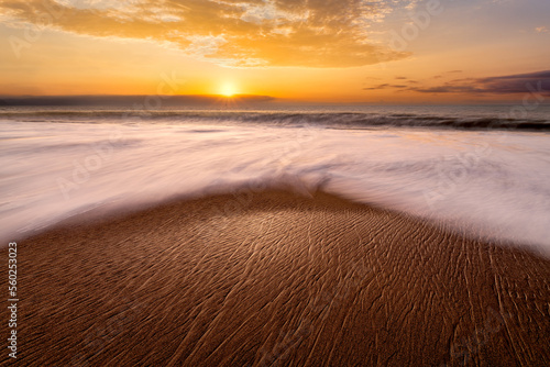 Sunset Ocean Inspirational Nature Seascape Landscape High Resolution