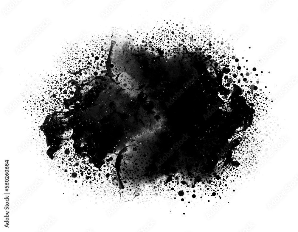 Ink black color smoke blot and drop on Png transparent Abstract background. Ink black color smoke blot and drop on Png transparent Abstract background.