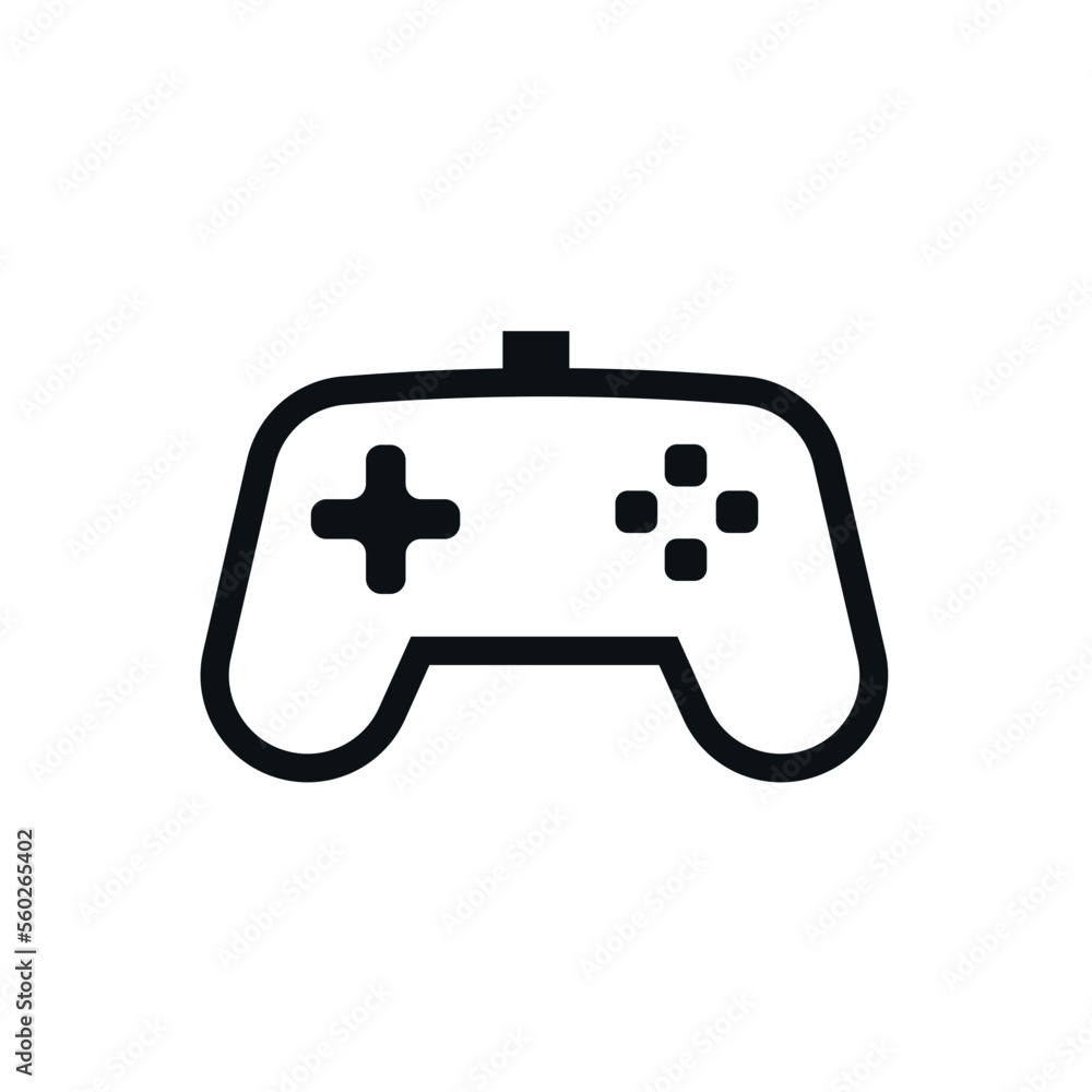Joystick flat icon. Game controller.
Joystick flat icon. Game controller.