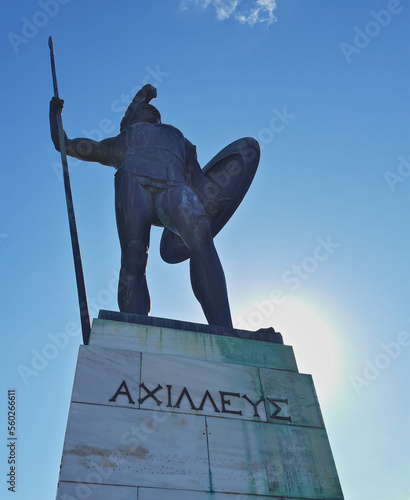 Achilles from  Achilleon Palace, Corfu, Greece  photo