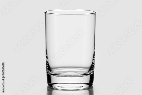 Wallpaper Mural Empty glass for water, juice or milk on white isolated background. Torontodigital.ca
