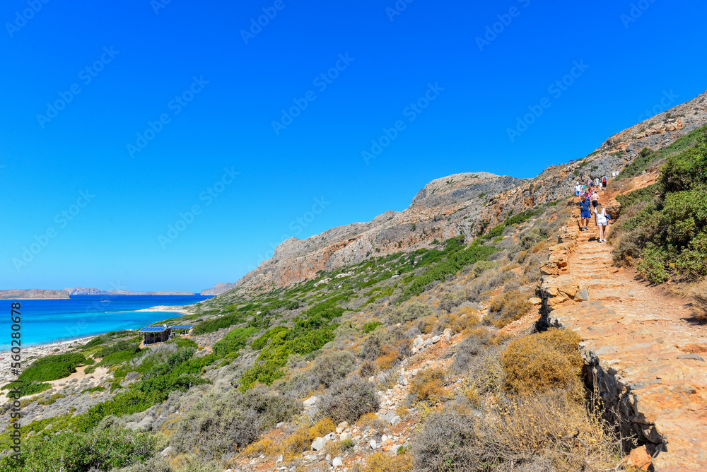 Berglandschaft auf der Halbinsel Gramvousa, Kreta (Griechenland)	
