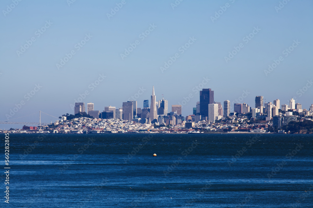 San Francisco Cityscape With Expanse Of Bay San Francisco Cityscape With Expanse Of Bay