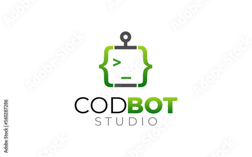 Illustration vector graphic of a coding, programmer, Coder Company logo design template