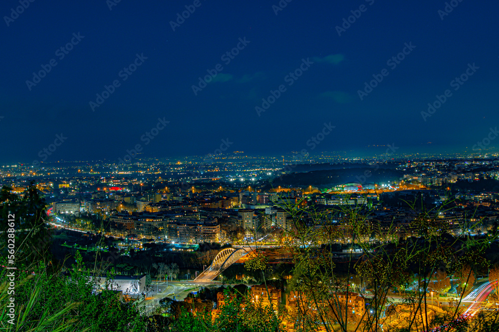 Obraz premium Roma di notte zodiaco Rome by night zodiac