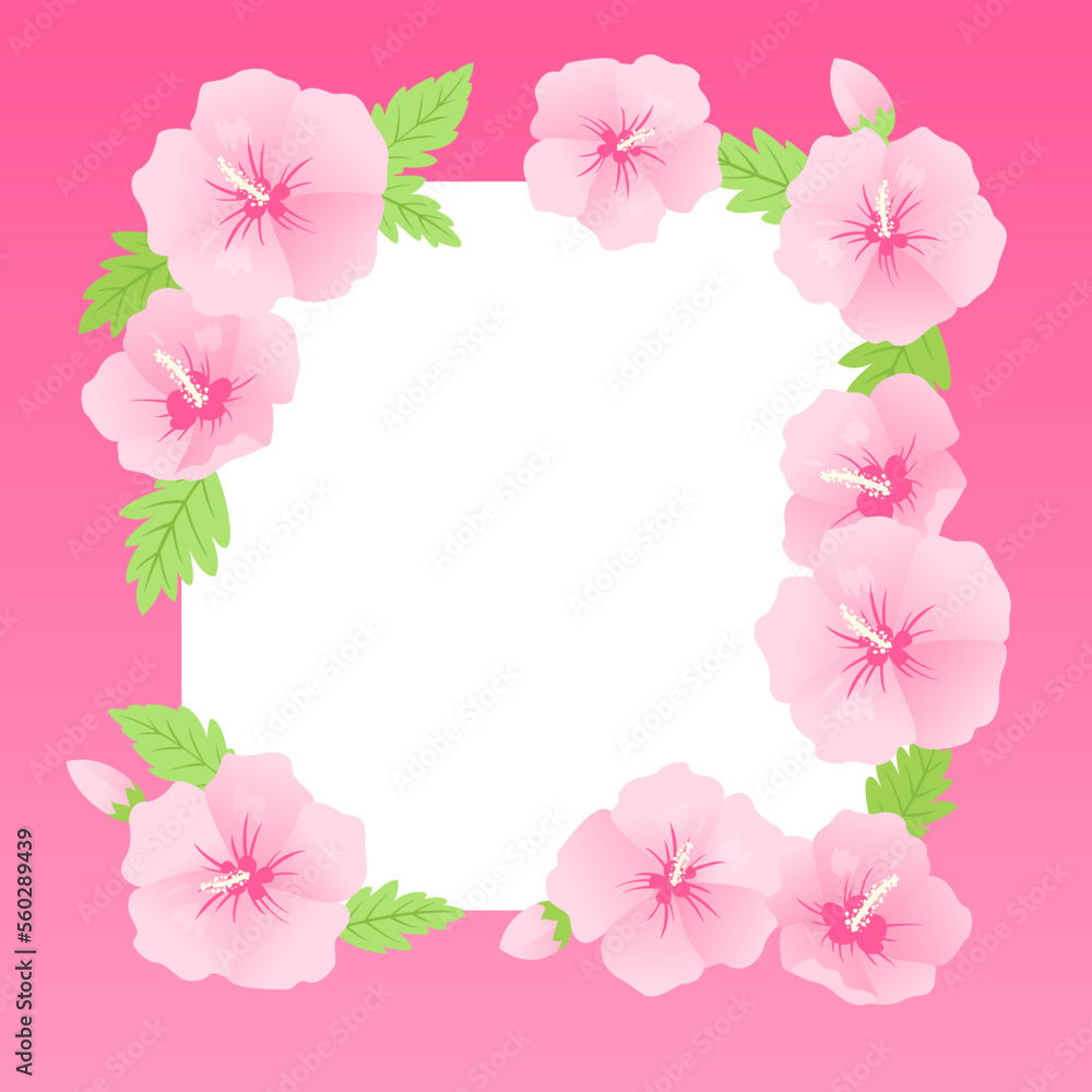 Vector illustration of floral frame. Vector illustration of floral frame.
