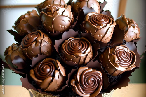 Bouquet of Chocolate Roses