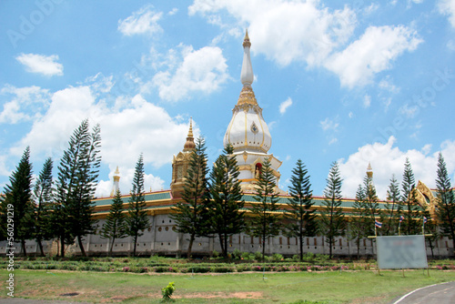 Phra Maha Chedi Chai Mongkol (Wat Tham Pha Nam Thip) Tambon Pha Nam Yoi, Nong Phok District, Roi Et Province, Thailand 