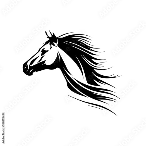 Fototapeta Naklejka Na Ścianę i Meble -  Wild Mustang Logo