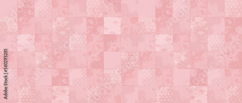 春の背景イラストフレーム