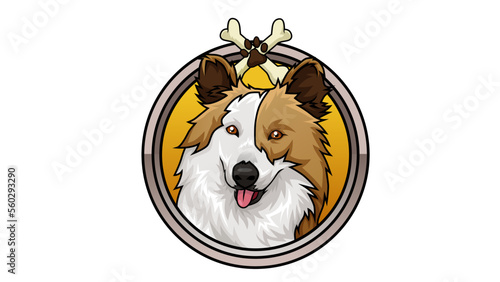 Dog vector logo 