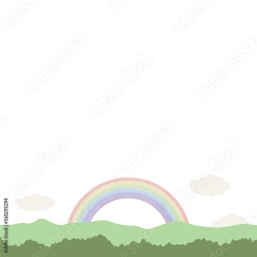 虹のイラスト05