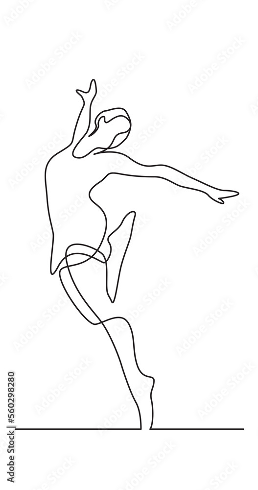 one line drawing of dancing happy young woman dancer - PNG image with transparent background one line drawing of dancing happy young woman dancer - PNG image with transparent background