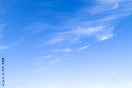 青い空に白い雲