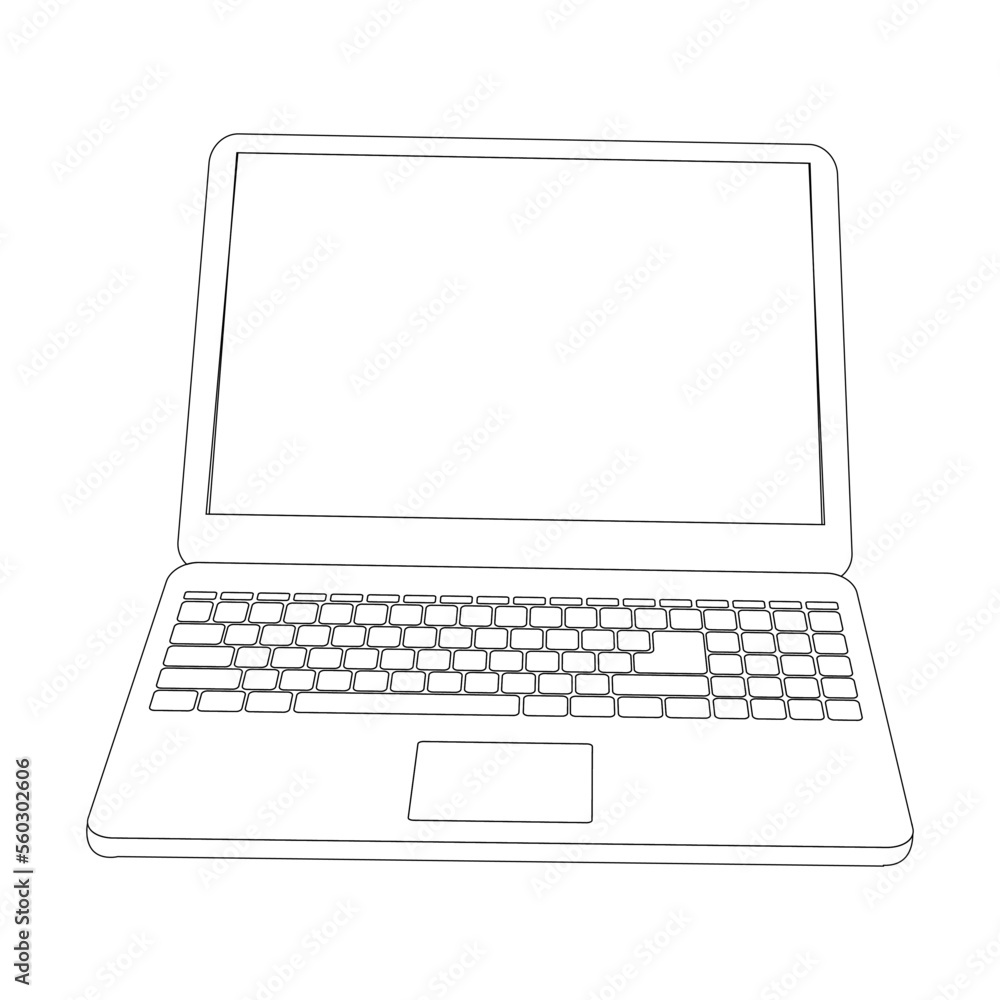 laptop icon vector