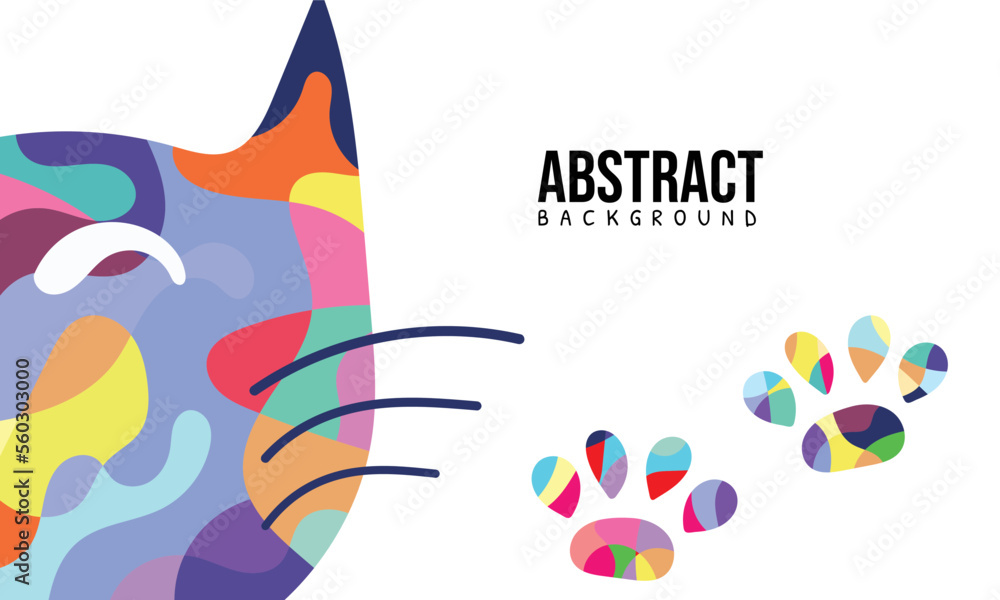 Colorful Abstract Fluid and Geometric Background Template. Suitable for your graphic design, banner, poster, web, and social media