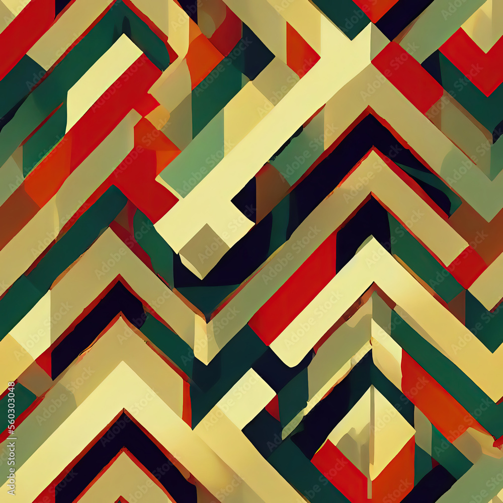 Seamless pattern of red and green lines, Christmas pattern, Christmas tile Seamless pattern of red and green lines, Christmas pattern, Christmas tile