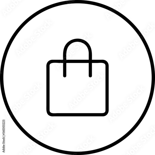 shopin g beg icon, stock vector, logo isolated on white background..eps