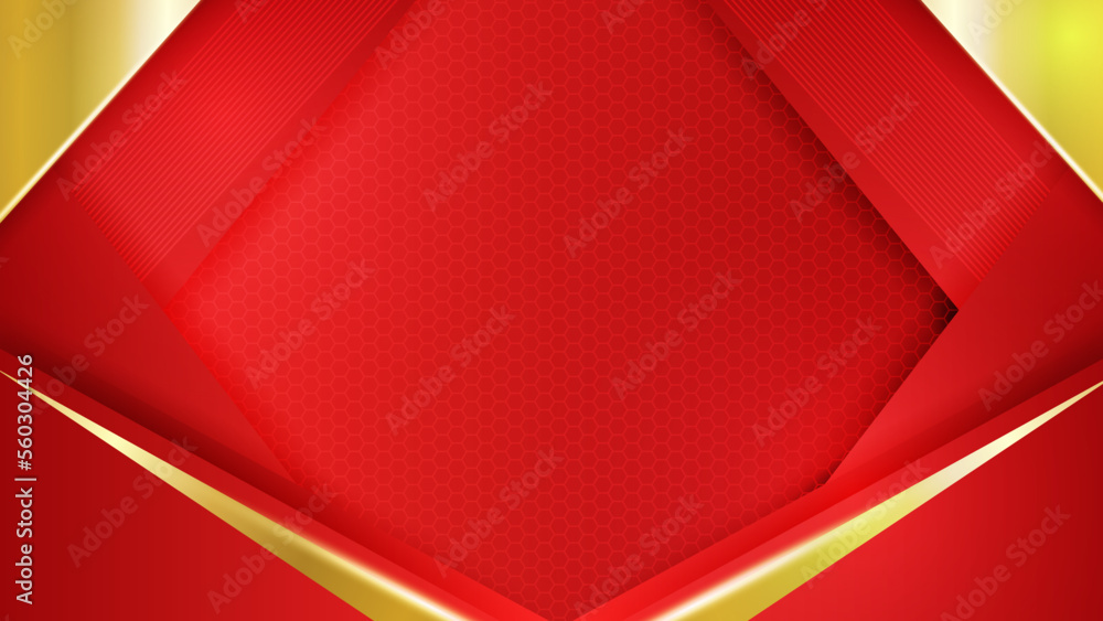 Modern abstract red and gold background vector. Elegant concept design with golden line. Modern abstract red and gold background vector. Elegant concept design with golden line.