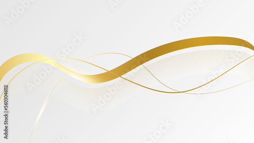 Luxury abstract background with golden lines, modern black backdrop concept 3d style. Illustration from vector about modern template deluxe design.