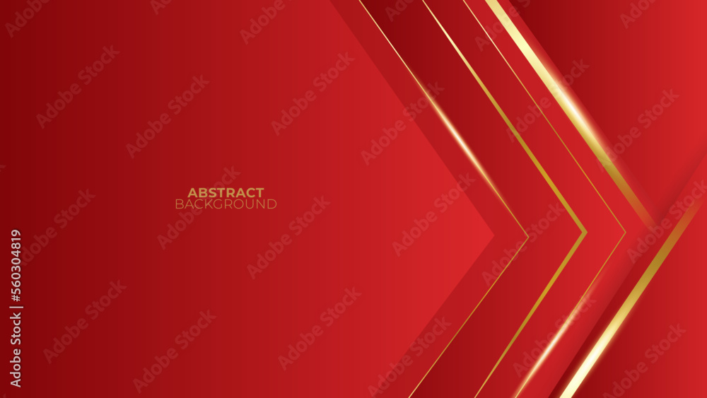 Abstract red and gold lines luxury background Abstract red and gold lines luxury background
