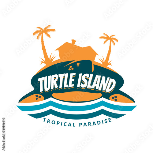 Tropical Turtle Island symbol